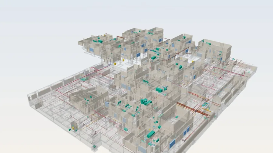 عرض Rapid BIM لنموذج مجمّع