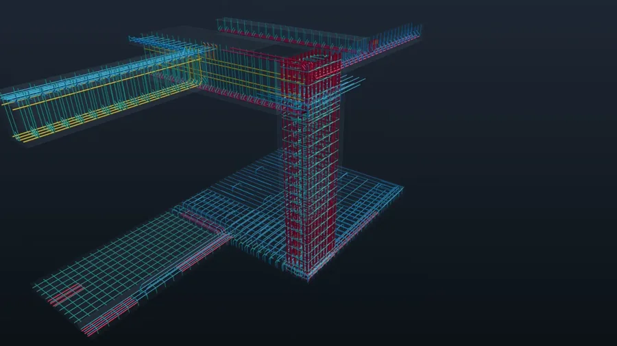 عرض Rapid BIM لتفصيل وصلة
