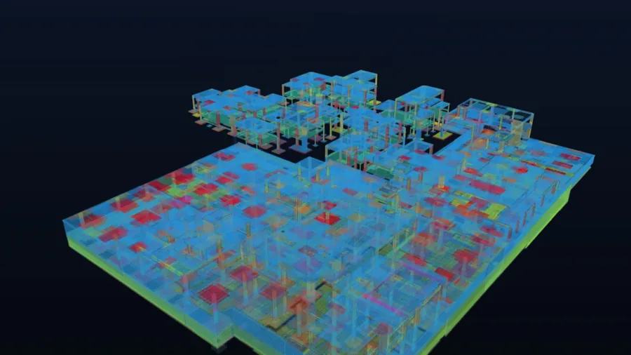 عرض Rapid BIM لتفاصيل التسليح