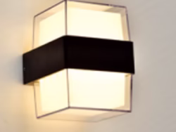 Modern Plastic Wall Light – Model 1015 | Elegant LED Sconce for Indoor & Outdoor Lighting
