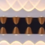 Modern Plastic Wall Light 1020 - Decorative LED Indoor & Outdoor Sconce