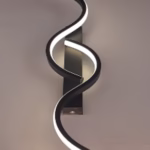Modern LED Wall Light 1020 - Artistic Wave Design | Energy-Efficient Decorative Lighting