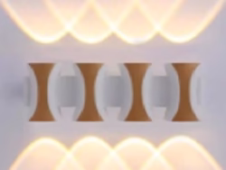 Modern Plastic Wall Light 1022 - Elegant LED Indoor & Outdoor Sconce