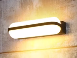 Modern Plastic Wall Light 1023 - Waterproof LED Outdoor & Indoor Sconce