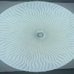 Luxury LED Ceiling Light 1045 - Elegant Ripple Design | Modern Decorative Chandelier