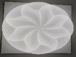 Luxury LED Ceiling Light 1046 - 3-Color Dimmable Flower Design | Modern Decorative Chandelier