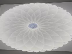 Luxury LED Ceiling Light 1047 - 3-Color Dimmable Floral Design | Elegant Modern Chandelier