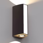 Modern Plastic Wall Light – Model 1071 | Dual-Beam LED Sconce with Downlight for Indoor & Outdoor Use