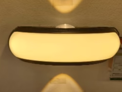Modern Plastic Wall Light – Model 1109 | Dual-Beam LED Sconce for Indoor & Outdoor Ambient Lighting