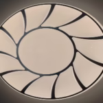 LED Ceiling Light Model 1110 - Luxurious Décor & Adjustable 3-Color Lighting