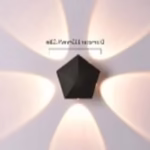 Modern Plastic Wall Light 1142 - Unique LED Decorative Indoor & Outdoor Sconce