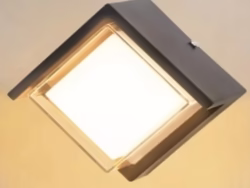 Modern Plastic Wall Light – Model 1143 | Sleek LED Sconce with Architectural Design for Indoor & Outdoor Use