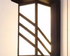 Modern Plastic Wall Light 1144 - Elegant LED Indoor & Outdoor Sconce
