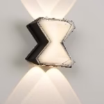 Aluminum Wall Light 1197 – Modern Zigzag Up & Down Lighting