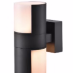 Plastic Wall Light 1202 – Modern Dual Up & Down Cylinder Sconce