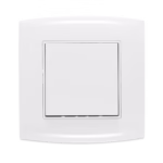 ALF 10A Wide Rocker Switch – 1 Gang 1 Way – Fire-Resistant Material – 7×7 cm – Modern & Durable Design – ABW101