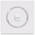 Granada RJ45 Cat6 Data Socket 1G 7X7 – Model GB137 – High-Performance Ethernet Wall Outlet
