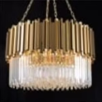 Modern Crystal Chandelier – Elegant Gold Design for Luxurious Interiors