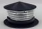 ESNAD Rocket-Style LED Fence Light | Modern & Weatherproof Outdoor Lighting - Black & Copper