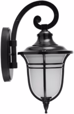 Vintage Outdoor Wall Lantern 106WL – Weatherproof Classic Sconce for Garden & Patio Lighting (290×220×440 mm)