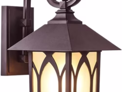 Vintage Outdoor Wall Lantern 108W/190 – Weatherproof Classic Sconce for Garden & Patio Lighting (255×190×420 mm)