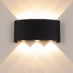 Modern LED Wall Light - COB 6W - Model F813C-3 - Weather Resistant