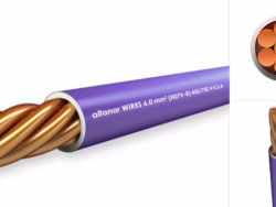 Alpha Stranded Cable with Single Copper Conductor, PVC Insulated, and PVC Sheathed (H05VV-R)