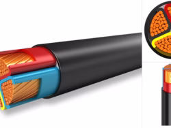 Alfanar Low Voltage Power Cable 4×10 mm² Copper XLPE/PVC Black – 1000m